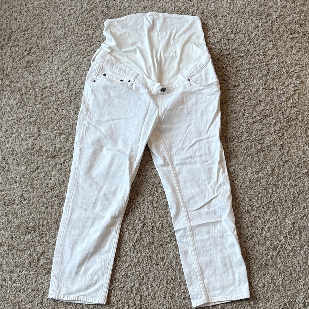Abercrombie Maternity Straight Leg Ankle Jean